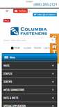 Mobile Screenshot of columbiafasteners.com